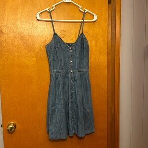Jean Express Dress with pockets